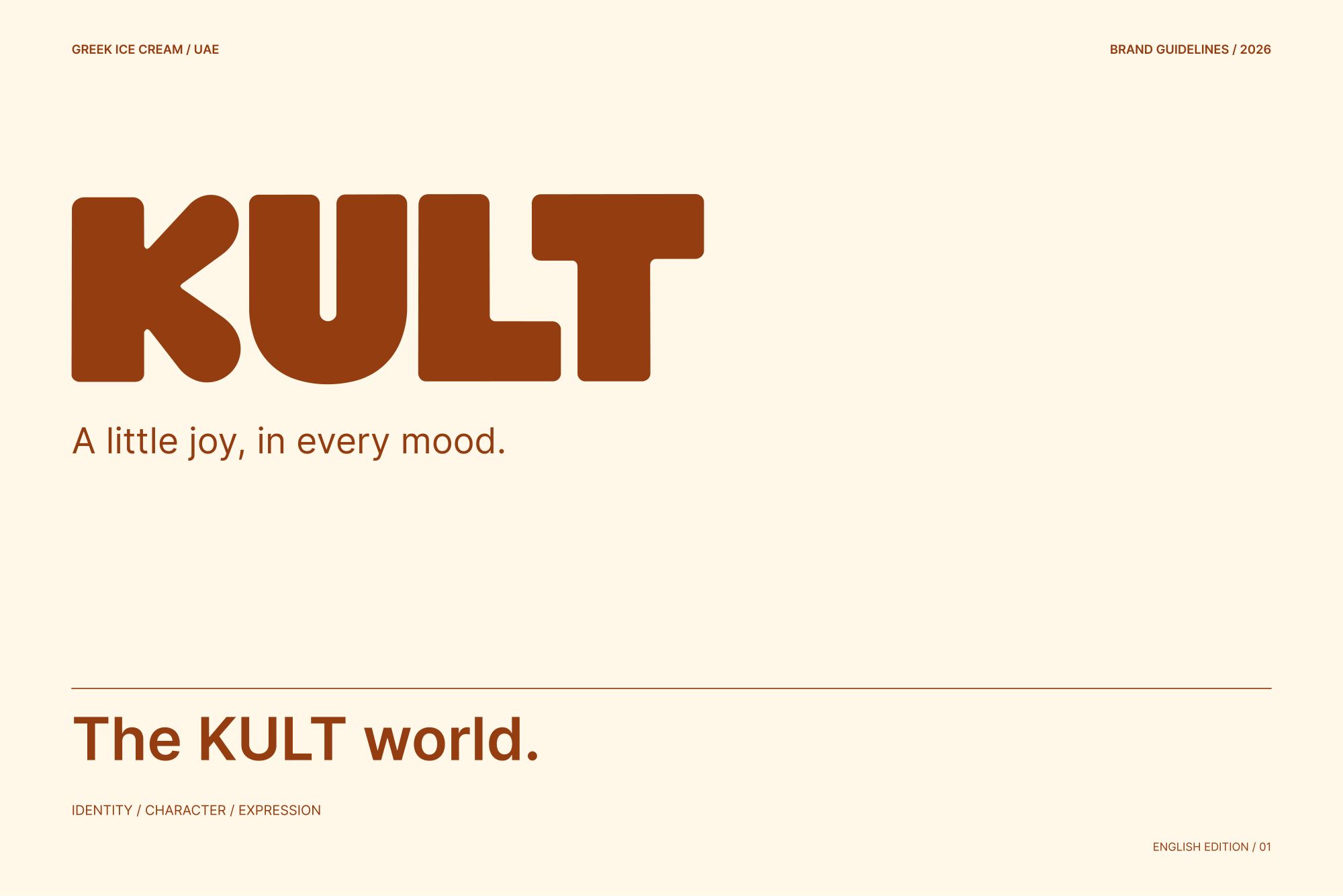 KULT — brand work