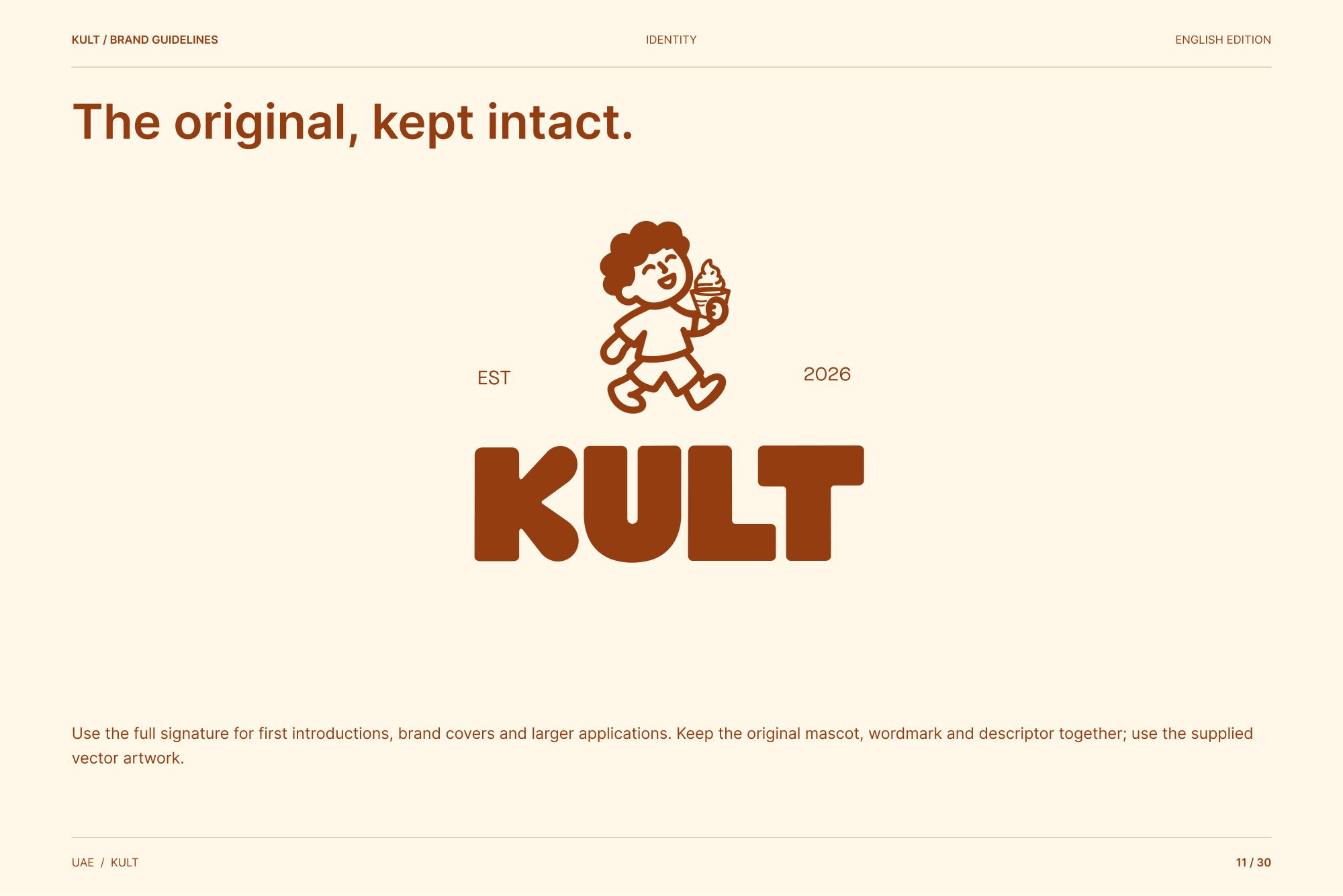 KULT — brand work