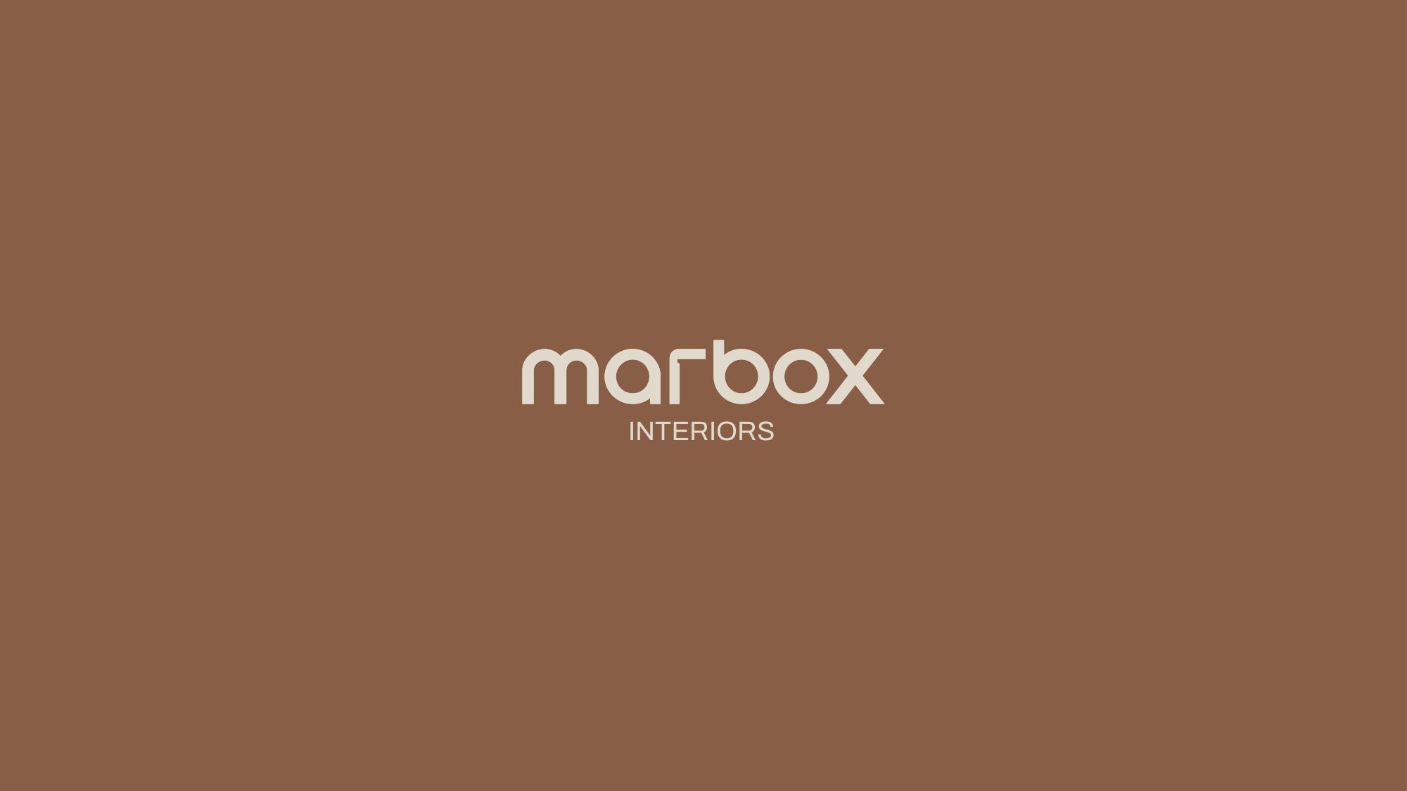 Marbox Interiors — brand work