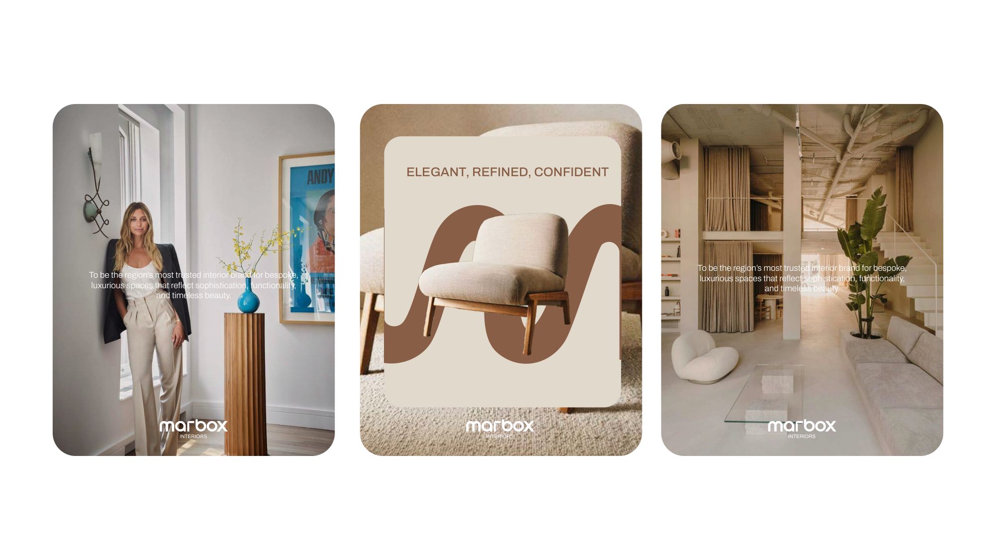 Marbox Interiors — brand work